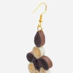 Orecchini Pendenti Quilling Classic Dices - Eleganti e fatti a mano