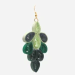 Orecchini Pendenti Artigianali Quilling Verdi Verde Natura Fatti a Mano