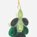 Orecchini Pendenti Artistici Verde Natura - Artigianali