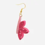 Artigianali Orecchini Pendenti Rosa Quilling Libellule Rosa Fatti a Mano Animali