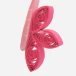 Orecchini Pendenti Fatti a Mano Quilling Libellule rosa