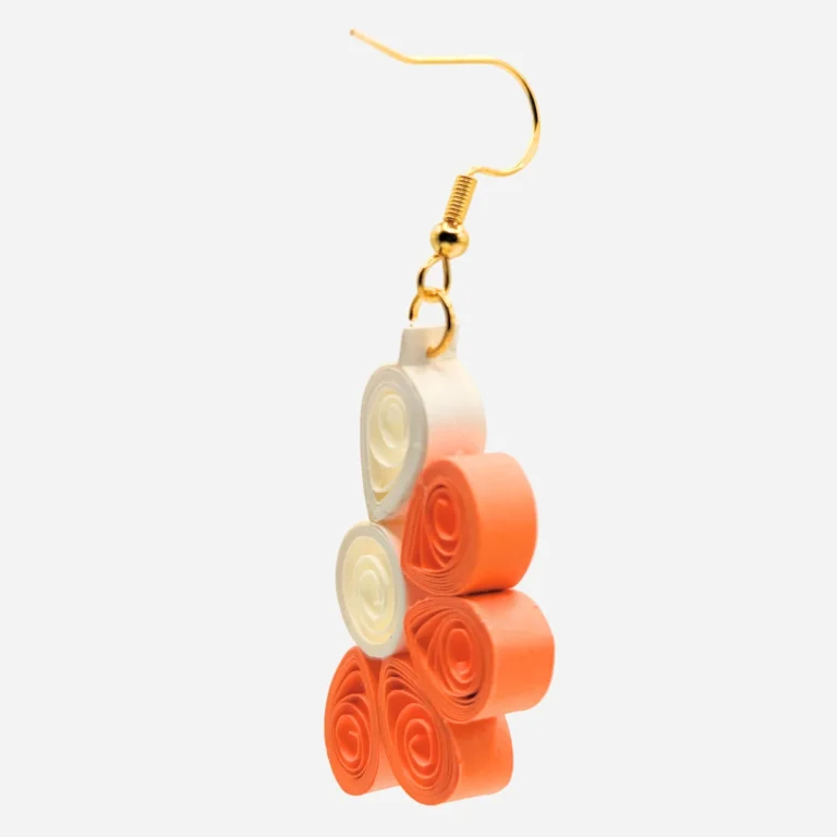 Orecchini Artistici Orange Gems – L’energia che si indossa!